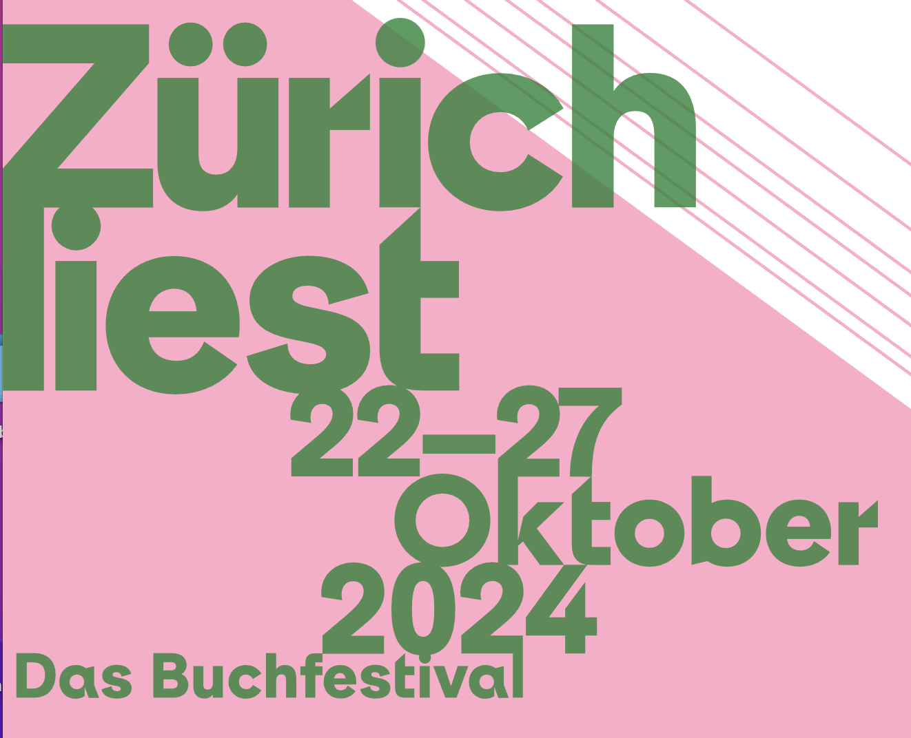 Zürich Liest 2024: October 24, 2024 - October 25, 2024